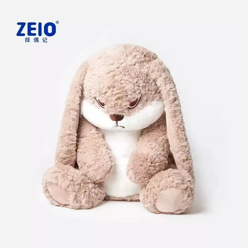 Peluche coniglio arrabbiato - coniglio,