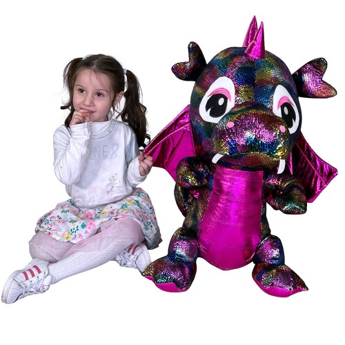 Gigante peluche drago draco - gigante,