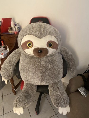 Peluche bradipo gigante grigio