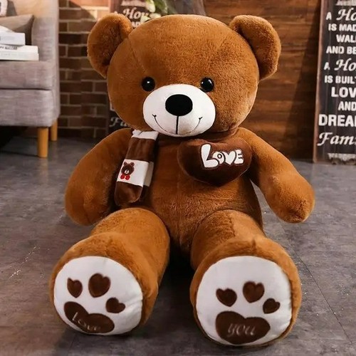 Peluche orso gigante marrone - peluche,